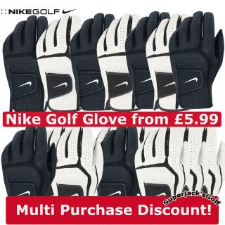 Nike Dura Feel Golf Glove LEFT Hand ALL SIZES (for the right handed 