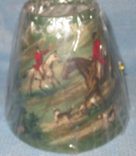 Fox Hunt Hunting New in Wrapper Lamp Shade for Wall Sconce