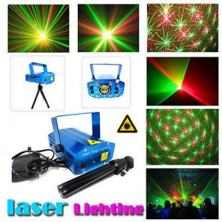 Free Ship R/G Mini Projector DJ Disco Light Stage Laser Lighting Xmas 