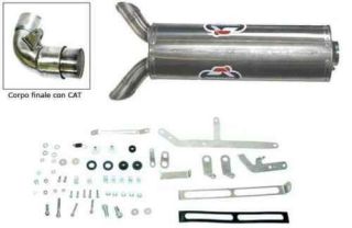 08  10 BUELL XB9SX XB12XT S TERMIGNONI EXHAUST SS/AL