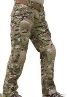 AIRSOFT PANTS TROUSERS MULTICAM WOOD MC MTP KNEE PADS 32 34 Crye 