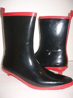Brand New Nomad Black Fashion Boots Size 6 Waterproof Kitty Heel Rare
