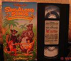 Disneys Sing Along Songs   The Jungle Book: The Bare Necessities (VHS 