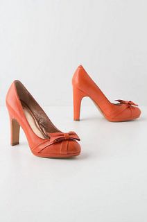 New Anthropologie Shoes Miss Albright Joppa Heels Pump   Orange  Size 