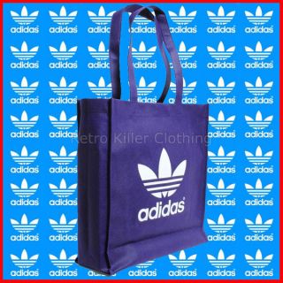 Adidas Originals AC Shopping Shopper Grocery Trefoil Purple Tote Shop 