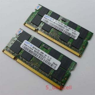 2GB 2X1GB PC4200 DDR2 533 PC2 4200s 200pin SODIMM Laptop RAM Momery