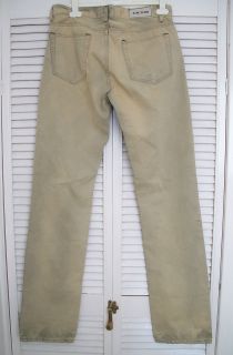 ACNE* MIC STRAIGHT LEG JEANS IN OLIVE W33 L36 NWOT