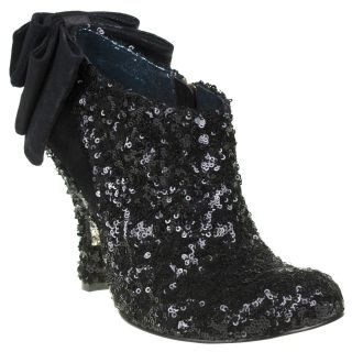  Choice Baby Beauty Black Sequin New Womens Hi Heels Shoes Boots