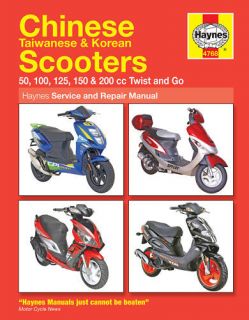 Chinese Taiwanese and Korean Scooters Haynes Manual