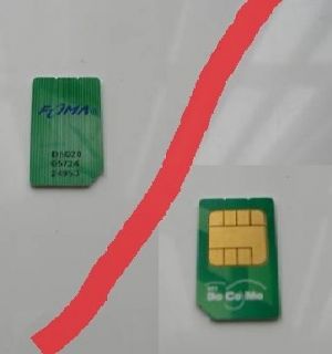 USED Japan NTT docomo FOMA SIM CARD 3G THE INSERT SIM!
