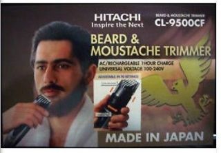 New HITACHI CL 9500CF Rechargeable Beard Trimmer Clipper