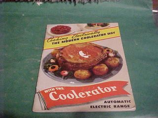 1950 AUTOMATIC ELECTRIC RANGE COOLERATOR OWNERS MANUAL
