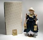 Franklin Mint Heirloom Porcelain Doll Merry Milkmaid 16 Original Box 