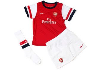 Nike Arsenal 12/13 SS Kids Home Football Kit