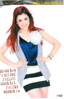 Ariana Grande POSTER (FRENCH MAGAZINE) VICTORIOUS CAT