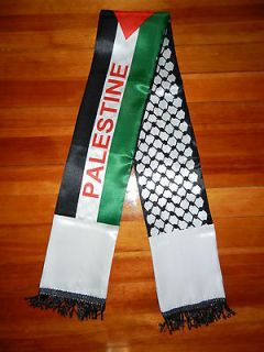 Palestine Jerusalem Arab Shemagh Neck Scarf Polyester Double Sided 