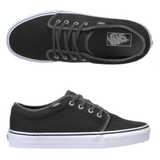 Vans 106 Vulcanized Garment Dye Black Mens Skate Shoes Size 13