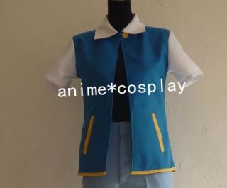 Pokemon Ash Ketchum Trainer coat/jacket costume cosplay XXS XXXL