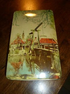 Vintage Droste Assorted Chocolates Tin Box   Haarlem Holland   8 oz 