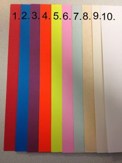 10 Sheets A4 Color Self Adhesive Sticker Art DIY Paper
