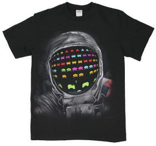 Astronaut Invader   Space Invaders T shirt