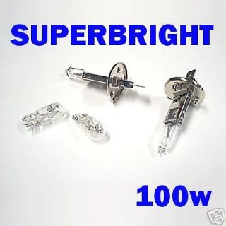 Super Bright H1 100w Bulbs Peugeot 207 307 407 607 806