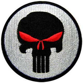   Red EyE Navy Commando Seal Skull IRAQ Paintball Guns Jacket PATCH