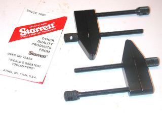 Pr NOS Starrett #161B Watchmakers Machinists Micro Vise Parallel 