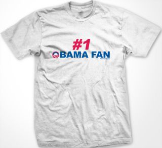 Number 1 Obama Fan Womens T shirt Barack President Campaign America 
