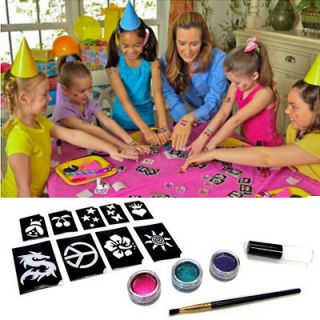   Your Own Professional Body Art Shimmer Glitter Tattoos   As seen on TV