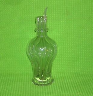 Antique Vintage 4 Four Chamber Glass Liquor Bottle Decanter Rare 