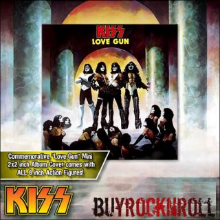KISS 8 Retro Dolls Series One Complete Set of 4 Mego Style Figures