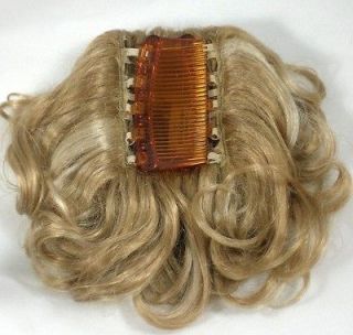   Ponytail w/ Interlocking Comb Hairpiece in Black Brown Auburn Blonde