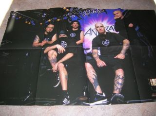 MUSIC POSTER 20 X 30 HEAVY METAL BAND ANTHRAX LACUNA COIL