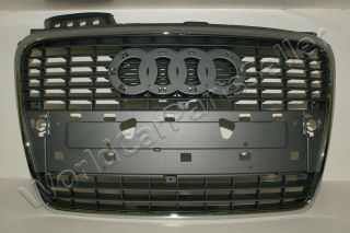 AUDI A4 2005 2008 B7 Front Grille With License Plate European type 