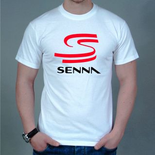 F1 Formula 1 Pilot Ayrton SENNA Tribute T shirt S XXL
