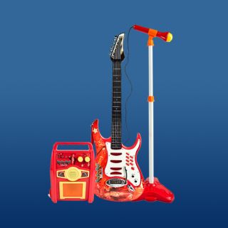   Amplifier Toys Kids Karaoke Electric Rock Band Boy Girl Music