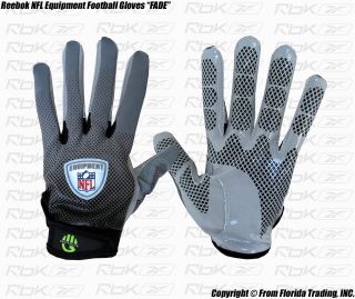 Reebok NFL Equipment Football Gloves Pro Lite FADE Silicon Palm(2XL 