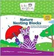 Baby Einstein Nature Nesting Blocks, Building, Animals, w/ Book NEW 9 