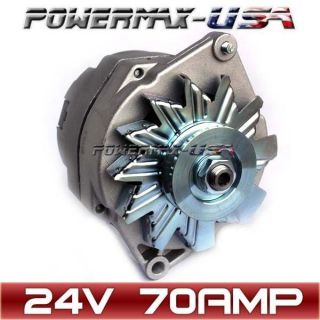 NEW ALTERNATOR 10SI DELCO 1 WIRE HOOKUP 70 AMP 24 VOLT