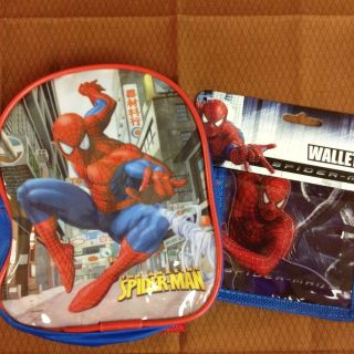 Spiderman Mini Kids Backpack Wallet Combo Children Marvel