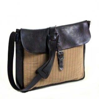 Nwt RRL Ralph Lauren Vintage Brown Leather Briefcase Messenger 