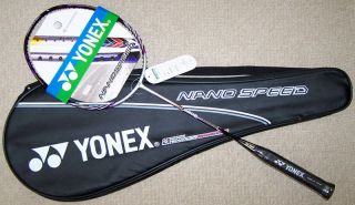   NanoSpeed 9900LTD(Purple) Badminton Racket ,Quality A, free strung,YY