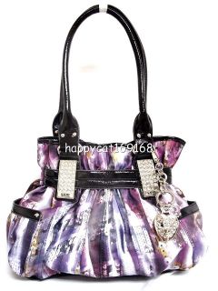 Kathy VanZeeland Spotlight III Belt Shopper Handbag Sequins Disco kvz 