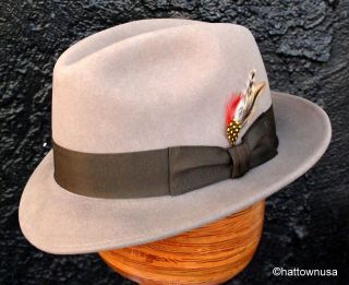 NEW Mens BAILEY of Hollywood FUR FELT Blend Fedora Hat Shepard 