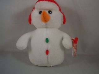 Ty Christmas Babie Beanies Snowman Cottonball Stocking Stuffer