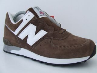 Mens New Balance Trainers 576 KHA Brown Suede Retro Sneakers Made In 