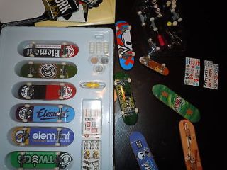 Lot of ELEMENT Fingerboard Skateboards Mini TECH DECK Toy Misc Parts 