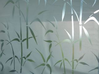 FROSTED BAMBOO Stained Glass Window Film 35 X6 ft.