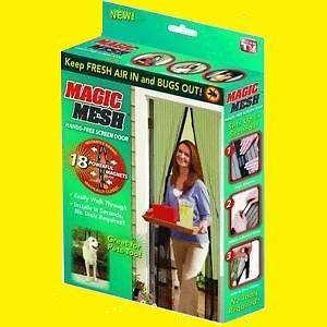 New Magic Mesh Hands Free Screen Door with magnets AS SEEN ON TV worth 